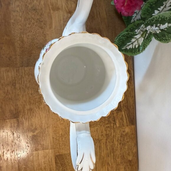 Royal Albert Lavender Rose Coffee Pot Montrose Shape Vintage Bone China Pink - Picture 9 of 9